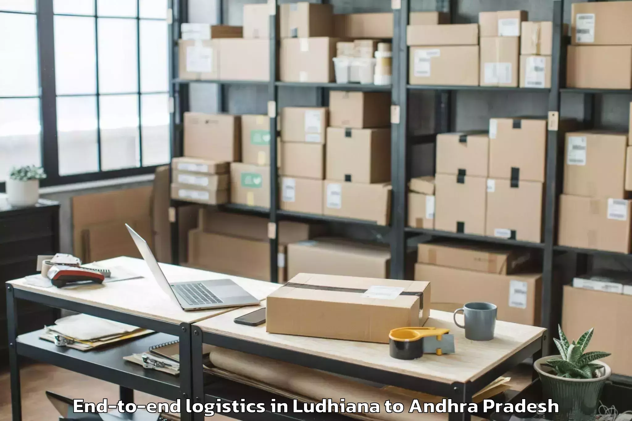 Affordable Ludhiana to Kondapi End To End Logistics